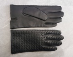 Leather Knit Gloves